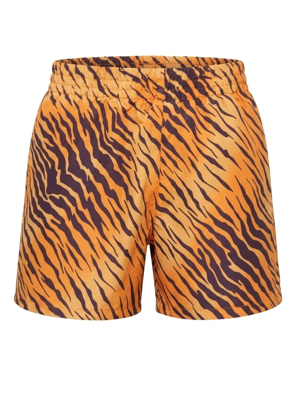 Urban Renewal Remnants Tiger Print Nylon Shorty Shorts